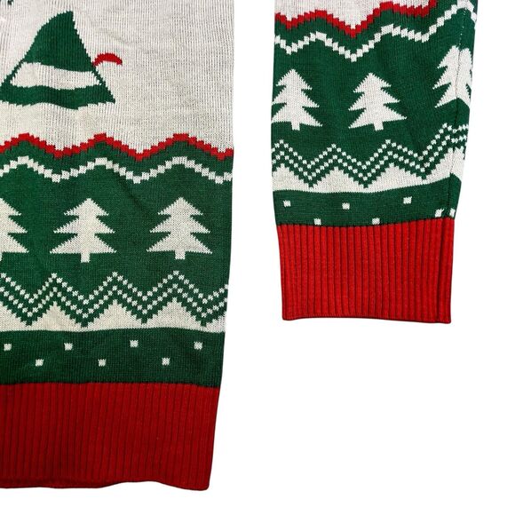 Elf Movie Ugly Christmas Sweater Size Large Will Ferrel Buddy Raised By Elves - Picture 7 of 12